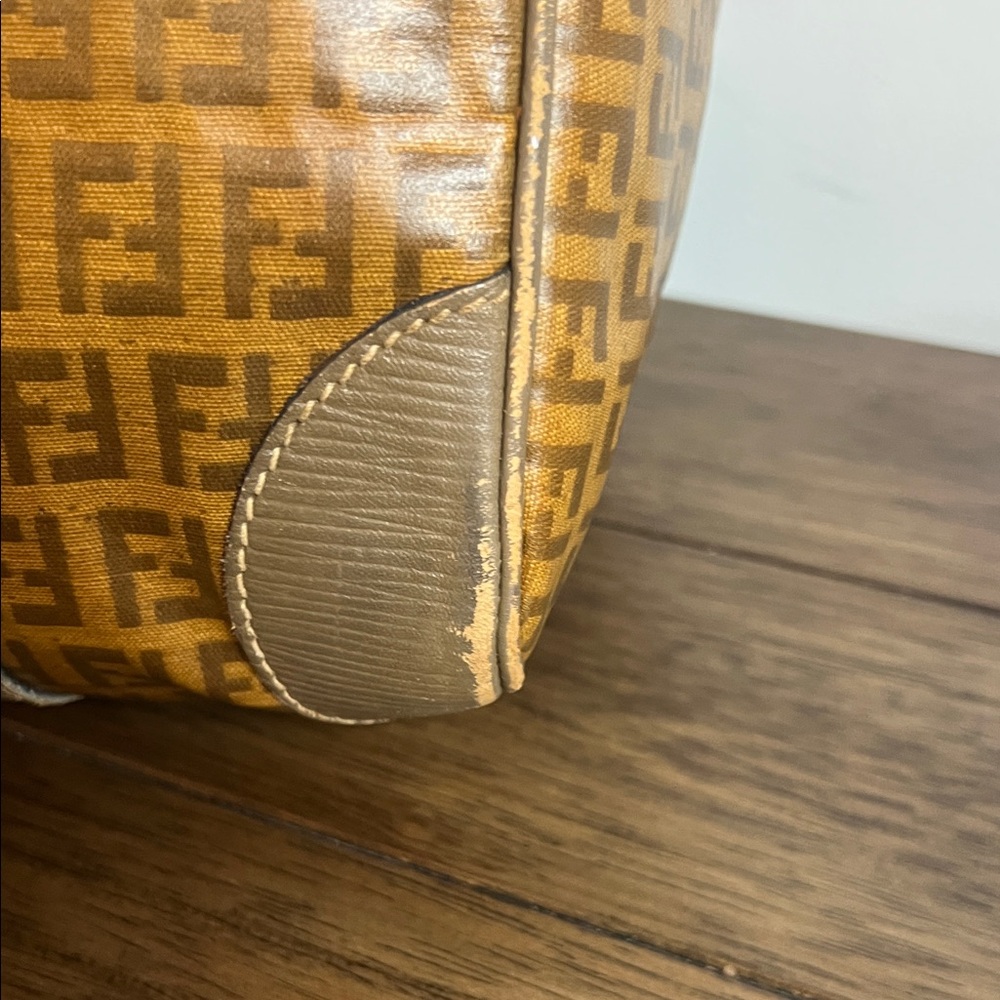 Fendi Tan Monogram Duffel Bag - Picture 9 of 15